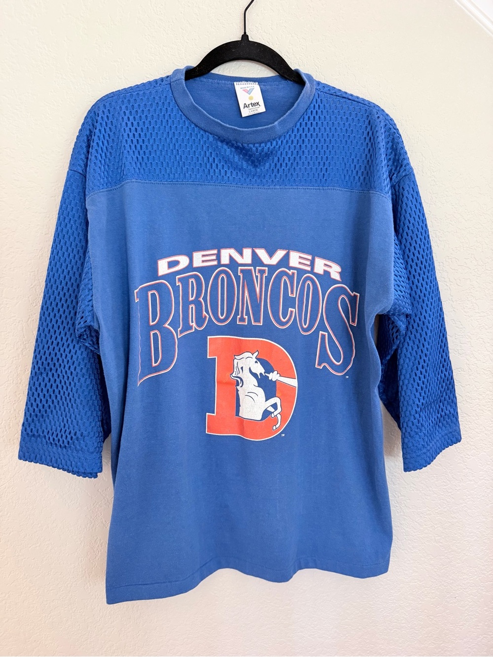 Vintage Denver Broncos Artex Mesh Jersey shirt — Size Large